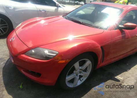 2004 Mazda Rx-8 6 Speed Manual из США, поврежденный, VIN JM1FE173740105156